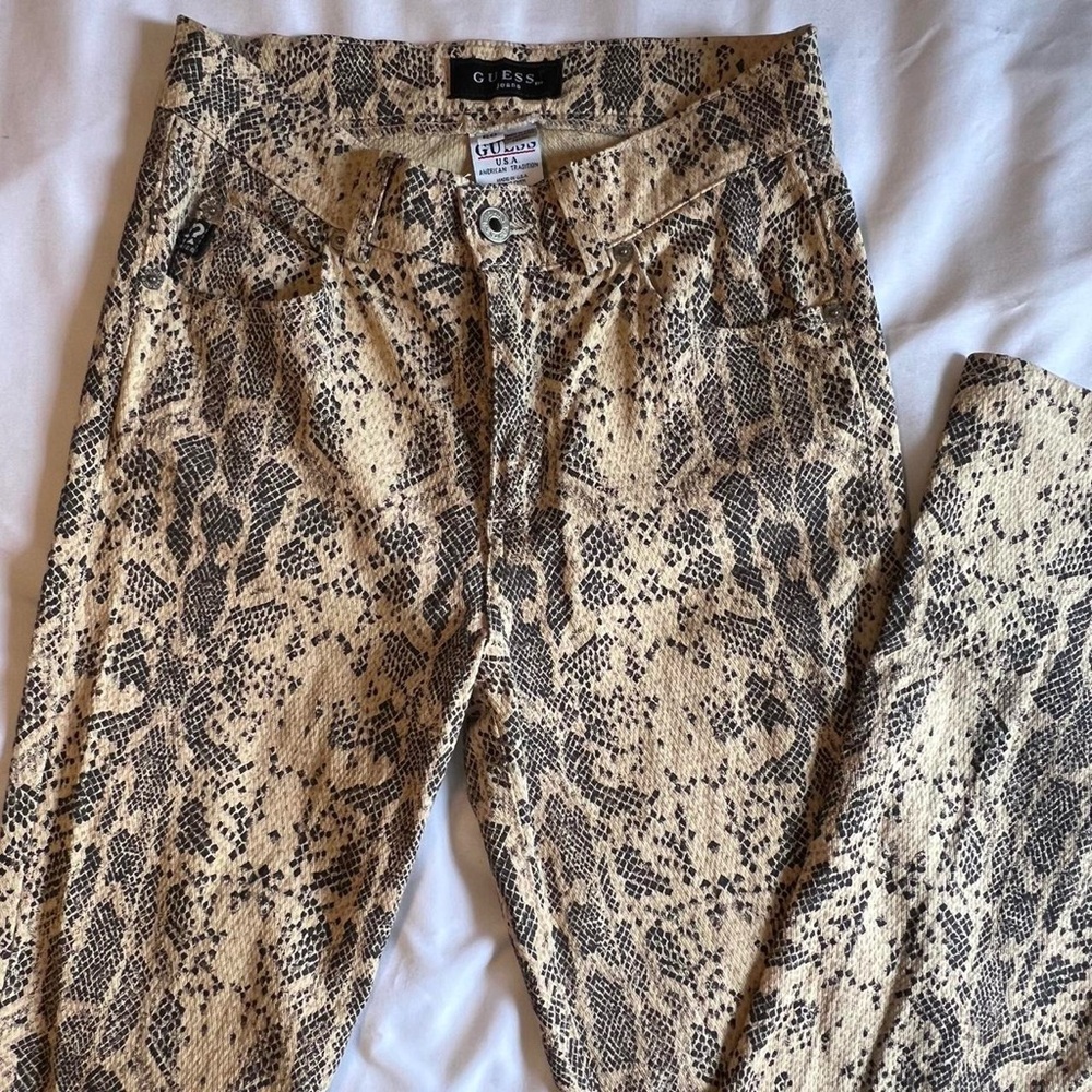 Vintage GUESS Snake Print Jeans
